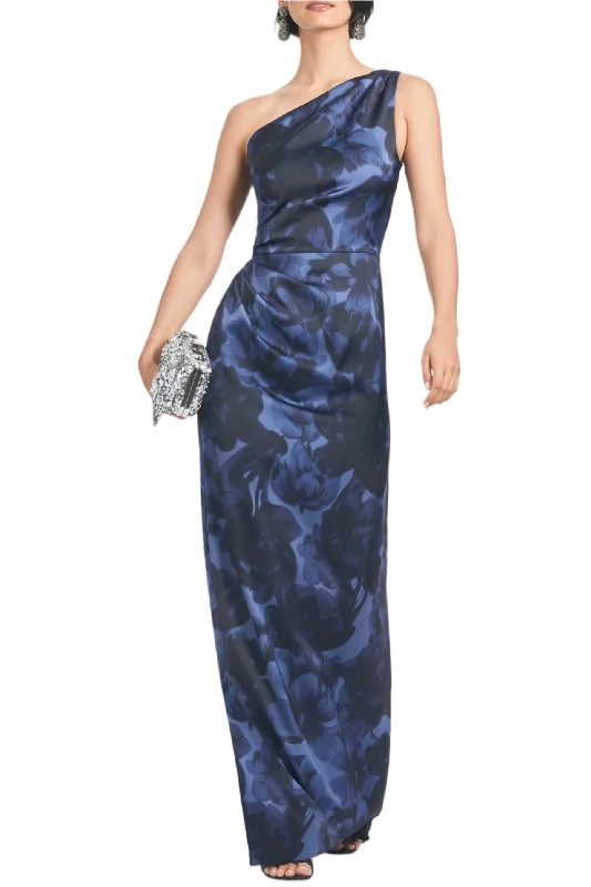 Limited Quantity Delancy Gown in Deep Ocean Bouquet