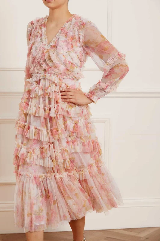Friends and Family Sale Rose Bluebell Ruffle Ballerina Dress