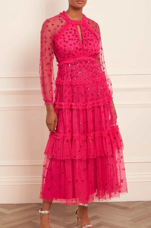 Deep Discounts Sequin Kisses Ankle Gown