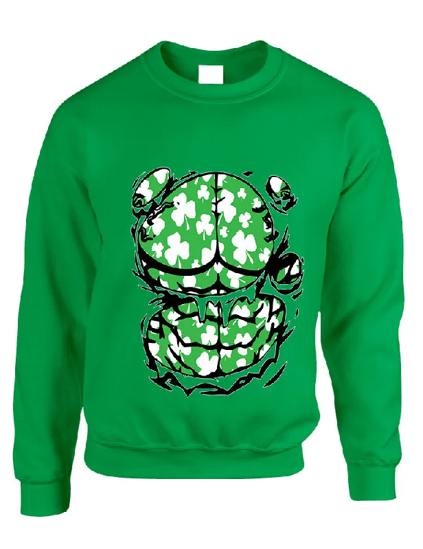 Deal of the Week Adult Sweatshirt Irish Body Shamrock St Patrick's Day Top
