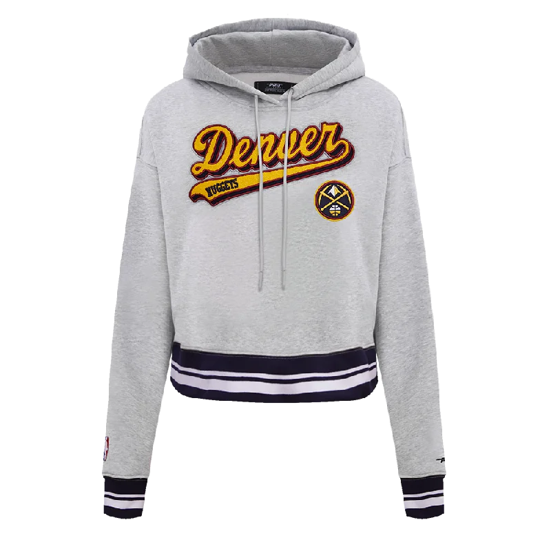 New Markdowns SUDADERA CON GORRO NBA DENVER NUGGETS SCRIPT TAIL PARA MUJER
