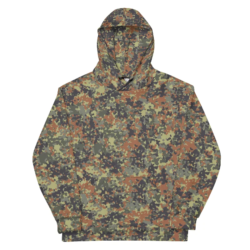 Savings Event Flecktarn Reconnaissance Camo Brushed Fleece Hoodie