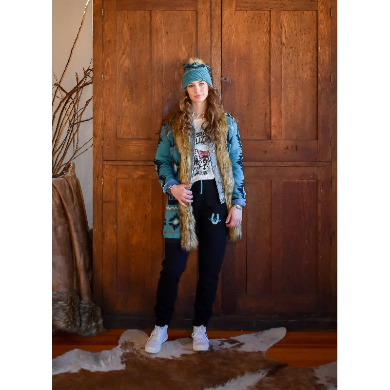 Exclusive Offers Tasha Polizzi Women's Turquoise Garibaldi Cardigan