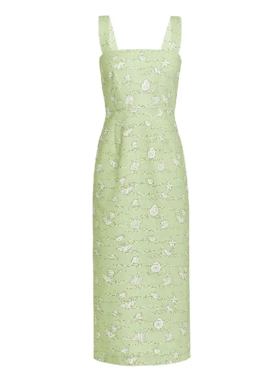Today’s Special Long Slip Dress in Lime Shell