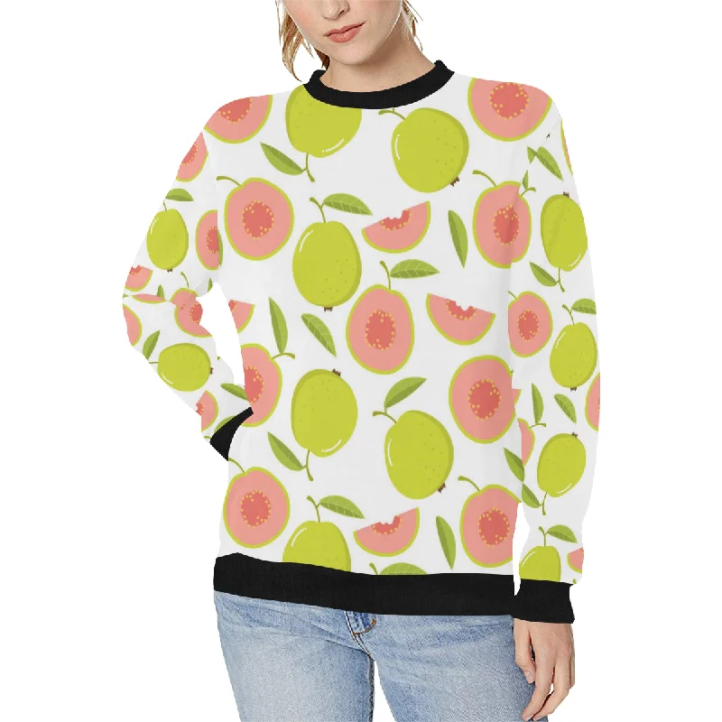 Guava pattern Women's Crew Neck Sweatshirt