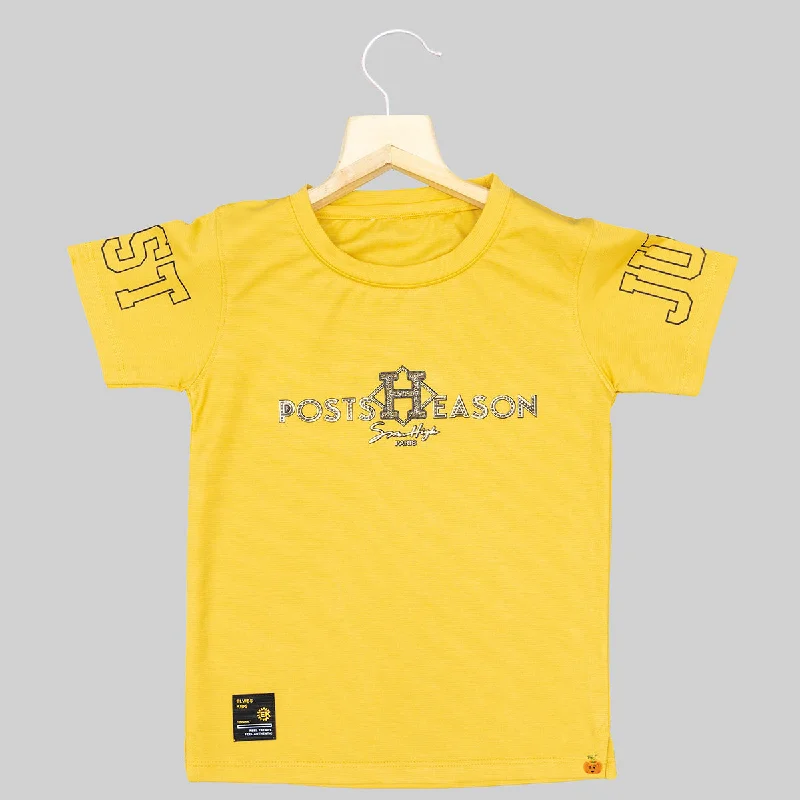 Huge Discounts Typography Printed Boys T-shirt