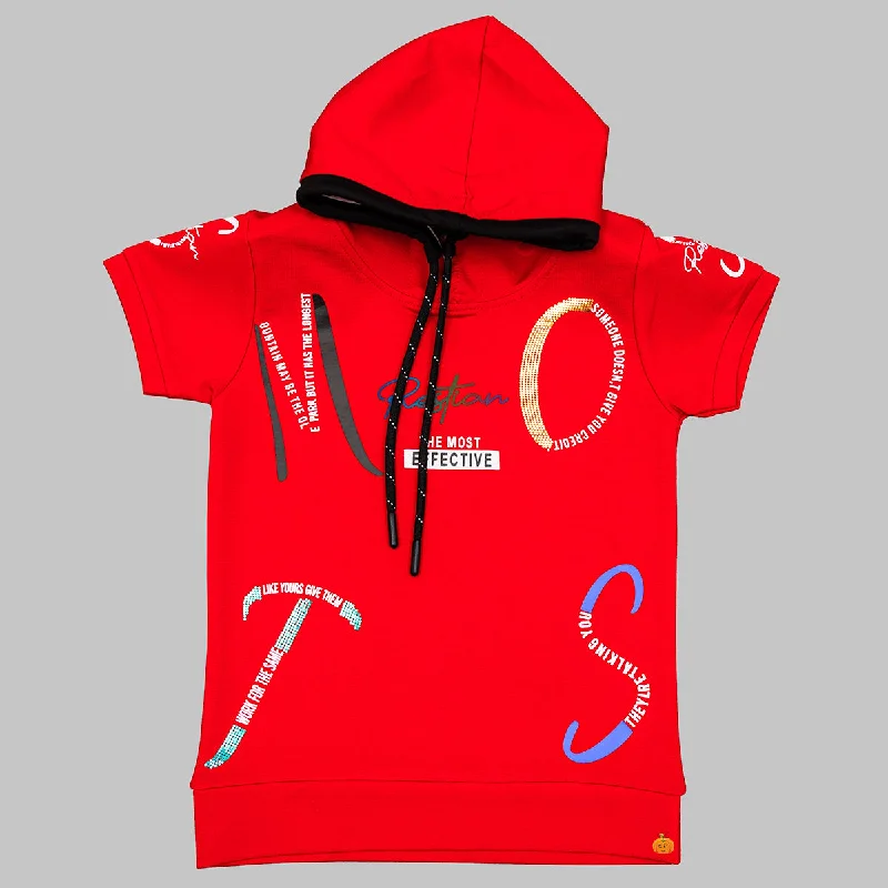TIME-Limited Offer Hooded T shirts for Boys