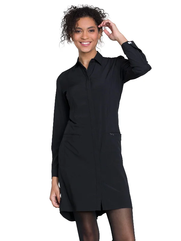 Best Bargains Women's Two-Pocket 40" Full-Length Button Cuff Sleeves Lab Coat