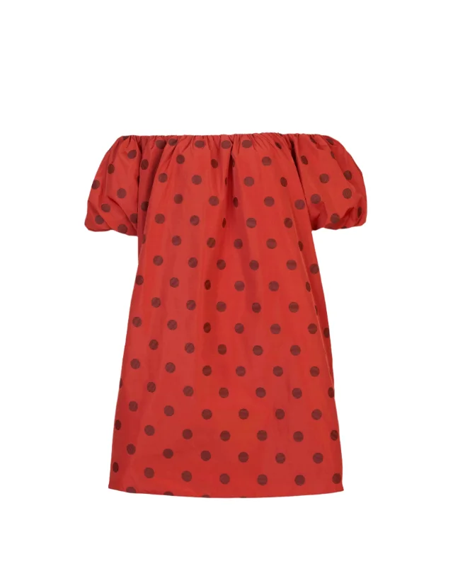 Bargain Prices Amaris Dress in Spiced Red/Black Multi