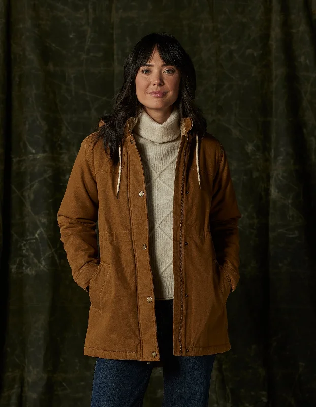 Super Sale Betsie Canvas Coat in Maple Glaze