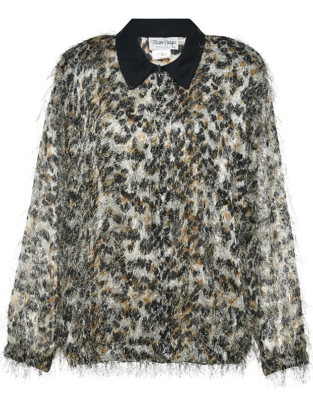 Lowest Price Fringed Evening Jacket - L