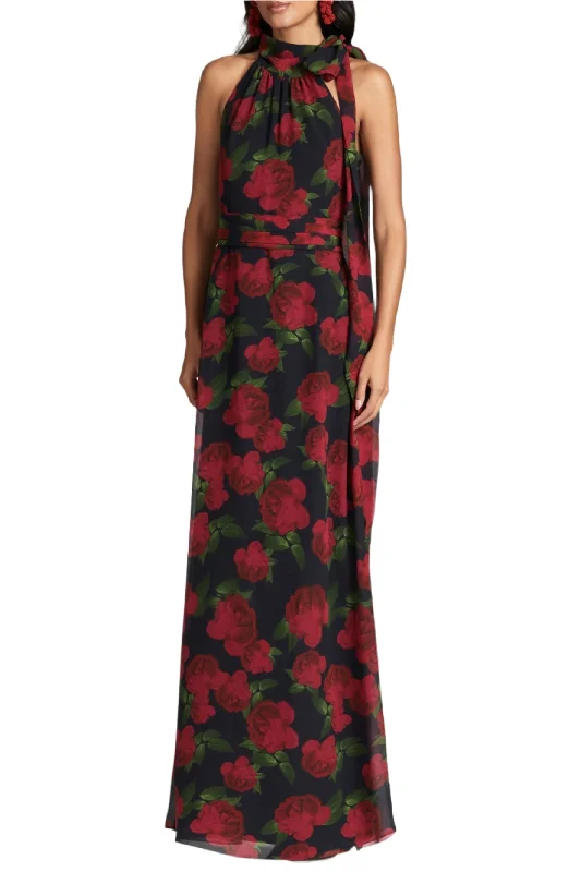 Super Savings Kayla Gown in Ruby Tea Roses