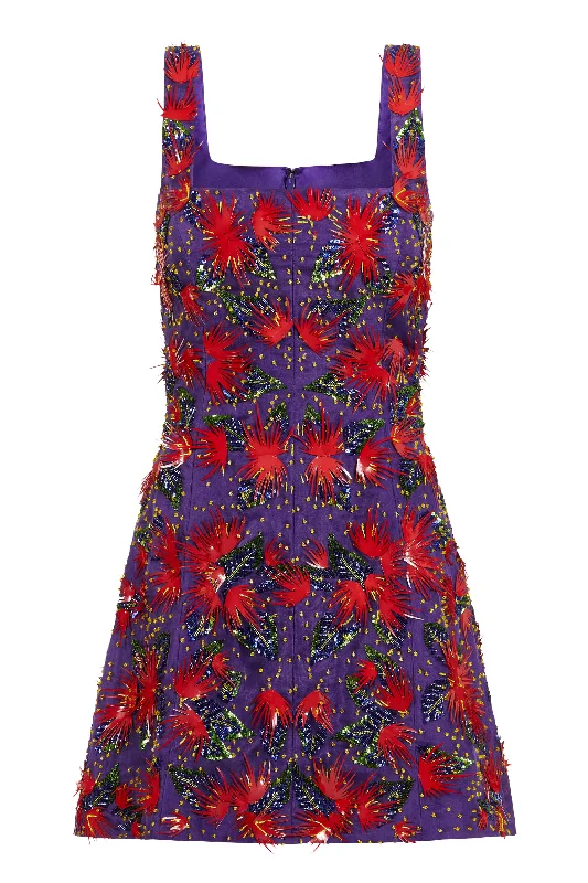 Price Break Paradisio Hand-Beaded Mini Dress