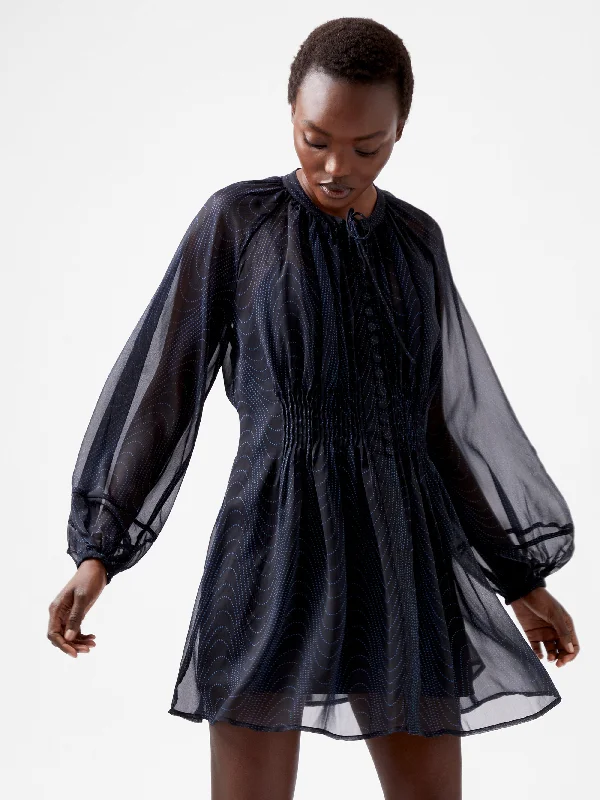 Flash Deals Grace Artemis Long Sleeve Ruffle Mini Dress