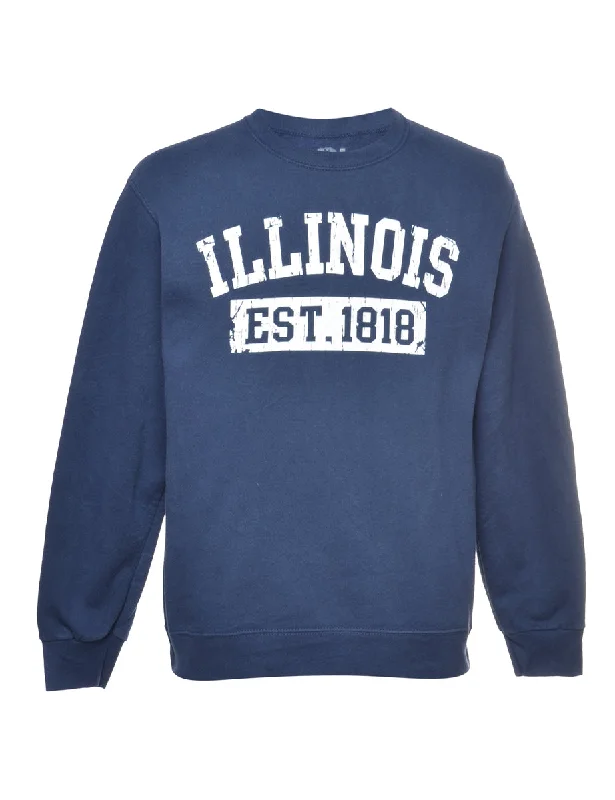 Get It Before It’s Gone 2000s Illinois Printed Sweatshirt - M