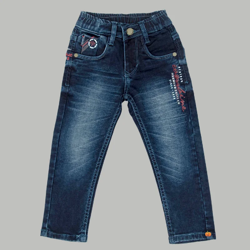 Online Only Blue Slim Fit Boys Jeans