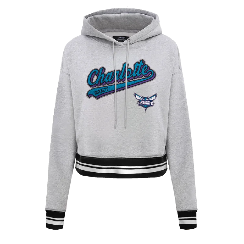 Super Bargain SUDADERA CON GORRO NBA CHARLOTTE HORNETS SCRIPT TAIL PARA MUJER