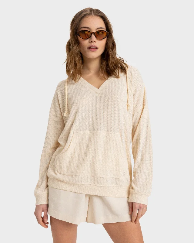 Epic Deals Womens Ocean Drive Hooded Long Sleeve T-Shirt