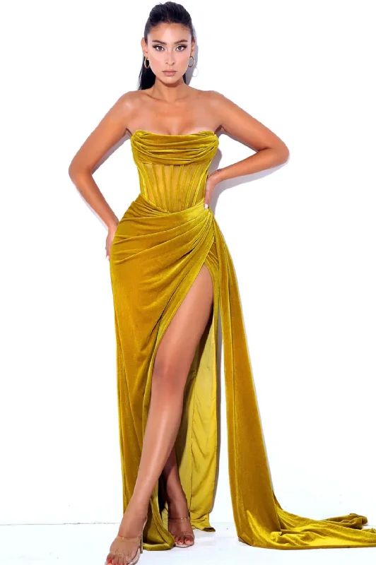 Price Meltdown LINED VELVET GOWN