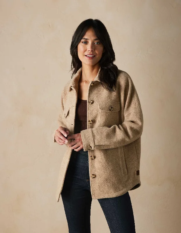 Fantastic Offers Logan Ski Lodge Jacket in Oatmeal