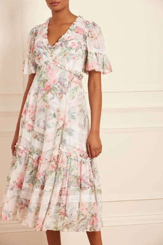 Price Buster Paradise Garden Sonata Georgette Ballerina Dress