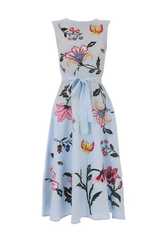 Lowest Price Gloriosa Embroidered Midi Dress