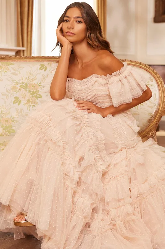Final Clearance Elia Off-Shoulder Gown