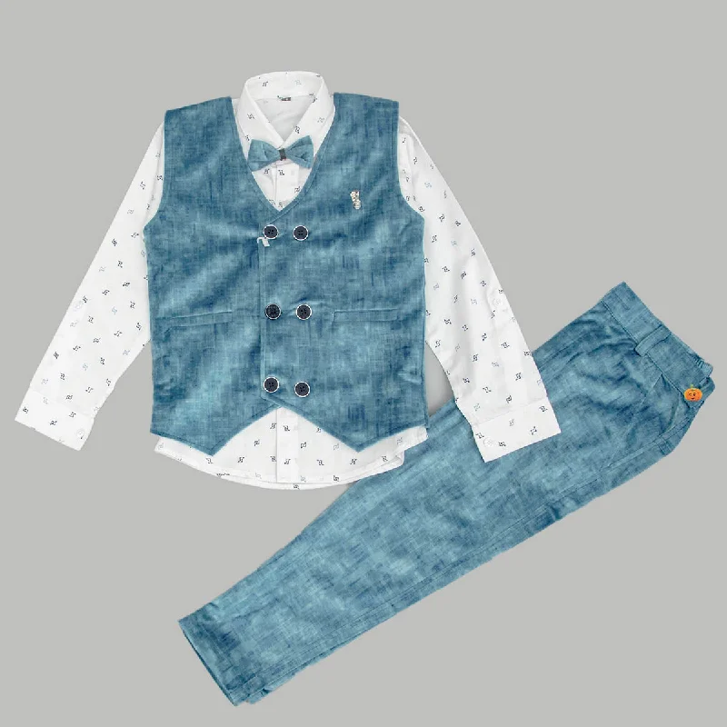 Can't Be Beat Blue Boys Party Wear Dress