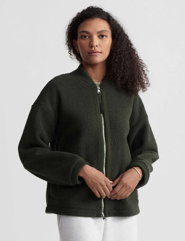 Willmont Patch Pocket Fleece - Dark Resin Green