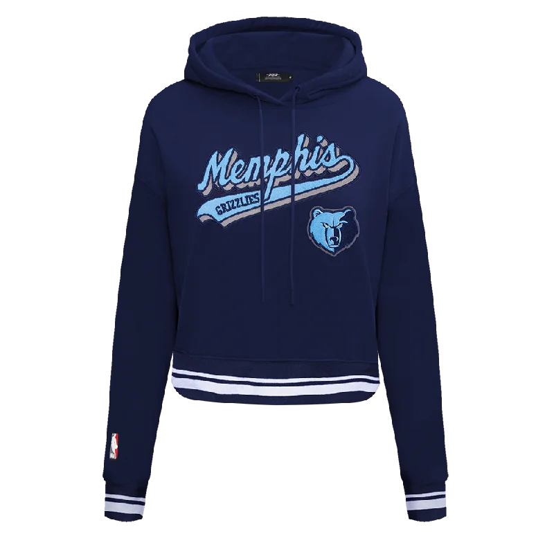 Can't Be Beat SUDADERA CON GORRO NBA MEMPHIS GRIZZLIES SCRIPT TAIL PARA MUJER