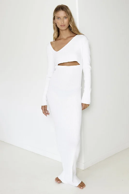 Aurora Maxi Dress - White