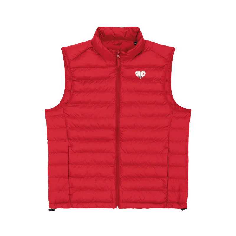 New Deals Bunker Woman Tech Gilet - Red