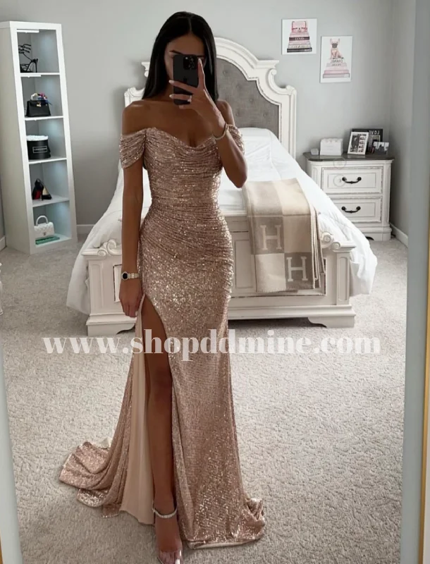 Weekend Deal ROSE GOLD RUCHED GOWN