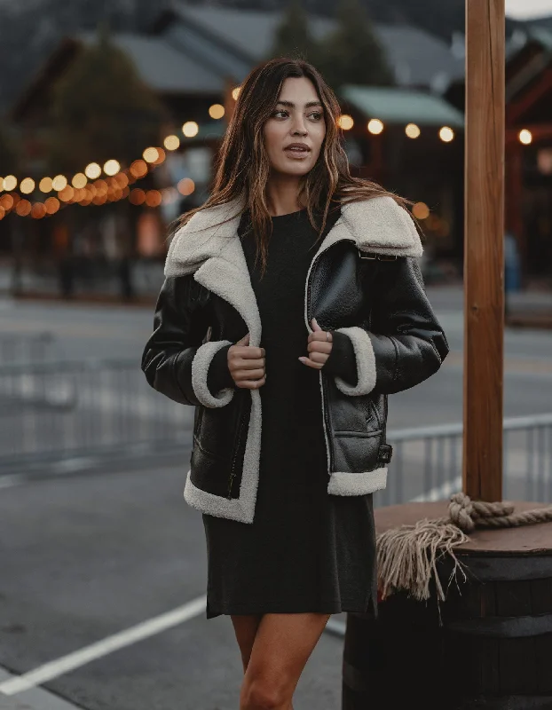 New Markdowns Adrian Jacket in Black/Khaki