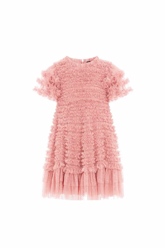Online Only Vivi Ruffle Kids Dress