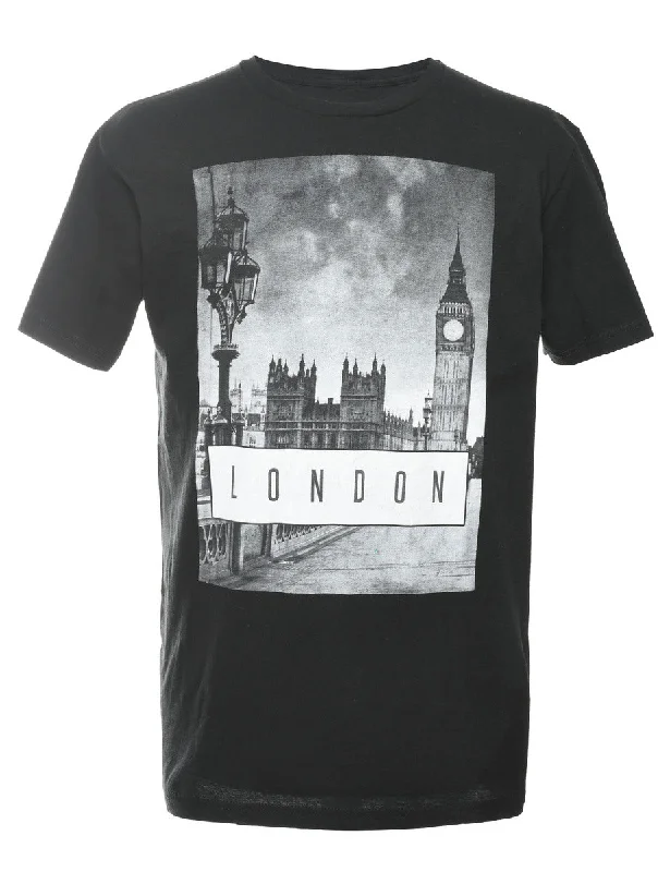 Can't Be Beat London Printed T-shirt - L