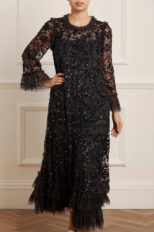 Anniversary Sale Celia Long Sleeve Ankle Gown