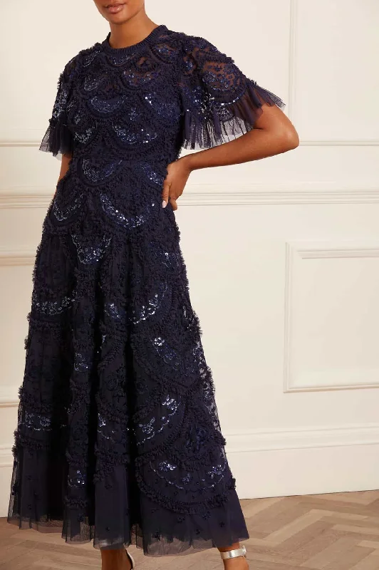 Reduced Prices Carmen Ruffle Ankle Gown