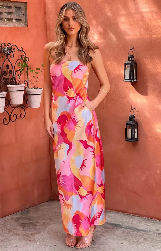 Price Cut Damia Sun Print Maxi Dress