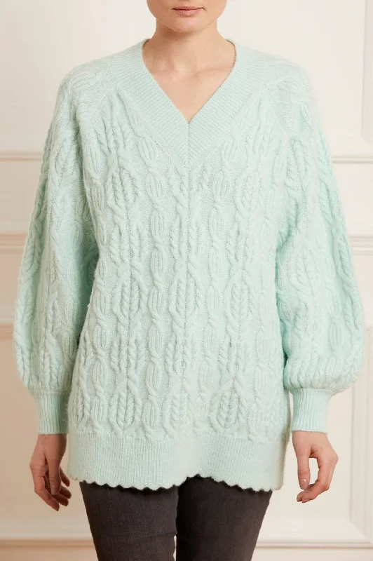 Price Rollback Twisted Cable Longline Jumper