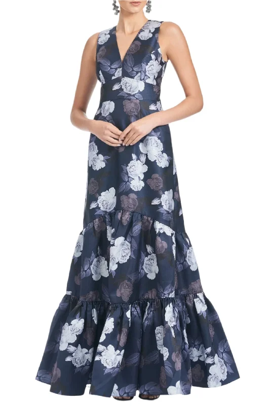Crazy Deals Rori Gown in Midnight Glacial Rose