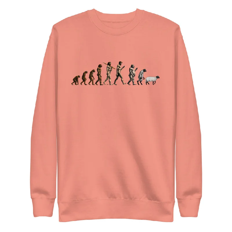 March of Devolution Sheeple Unisex Premium Sweatshirt