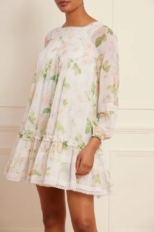 Weekend Deal Immortal Rose Viola Georgette Micro Mini Dress