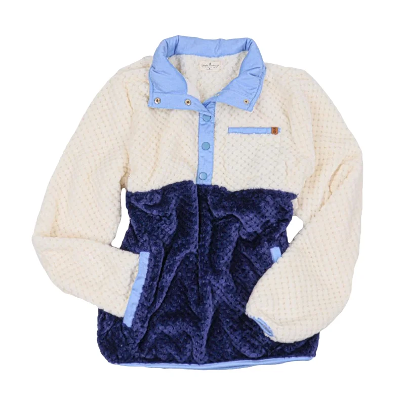 Doorbuster Deal Simply Southern Ladies Simply Soft Pullover 0224-PULL-SMPSFT-NAVY