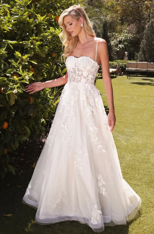 Exclusive Offers LACE BODICE A LINE BRIDAL GOWN