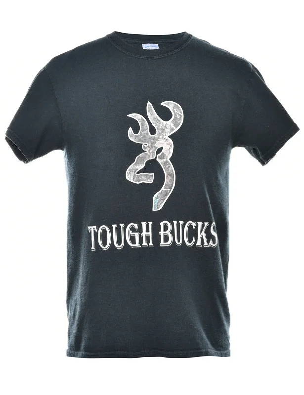 Great Deals Tough Bucks Printed T-shirt - S
