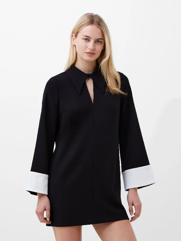 Must-Have Deals Whisper Long Sleeve Folded Cuff Mini Dress