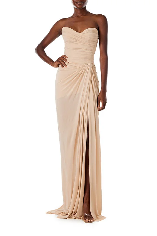 Instant Discount Strapless Matte Jersey Gown