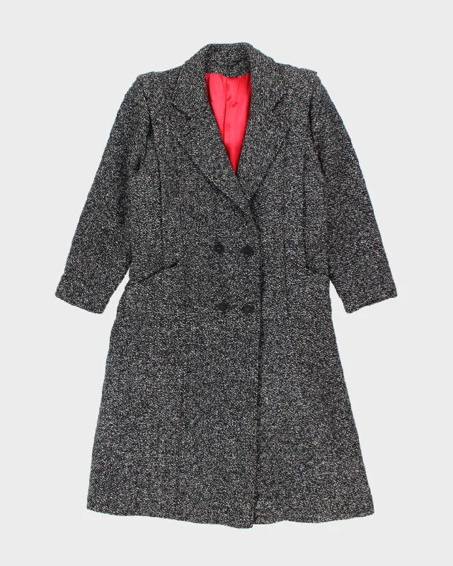 Vintage 80's Sears Tradition Heavyweight Wool Blend Overcoat - M