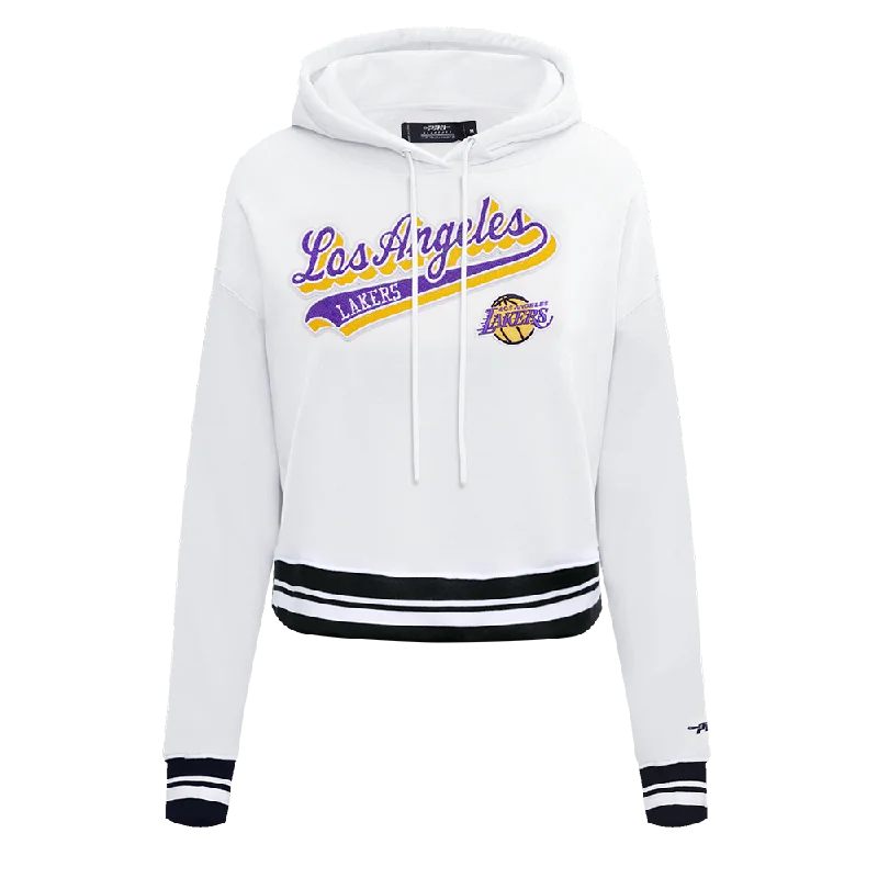 Markdowns SUDADERA CON GORRO NBA LOS ANGELES LAKERS SCRIPT TAIL PARA MUJER